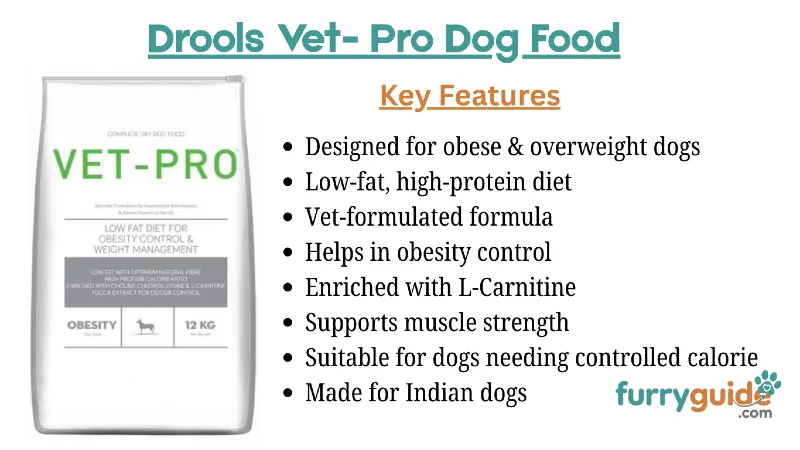 Drools vet -pro food for dog with allergies