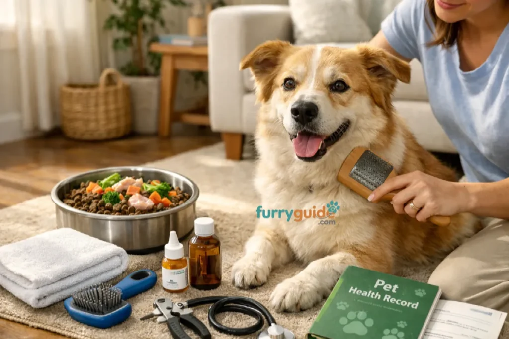 complete pet care for dogs including grroming, nutrition and health.